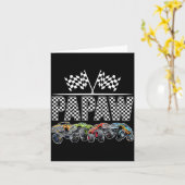 Papaw Retro Monster Truck Family Birthday Matching Karte (Gelbe Blume)