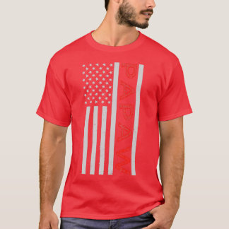 Papaw Shirt Patriotic US American Flag Geschenk
