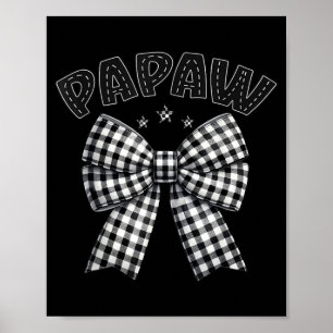 Papaw t Crew Family Racing Geburtstagsrennwagen Poster