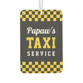 Papaw-Taxi-Service | Niedliches Opfergeschenk Autolufterfrischer (Rückseite)