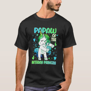 Papaw von Prinzessin Dabbing Unico von der Geburts T-Shirt