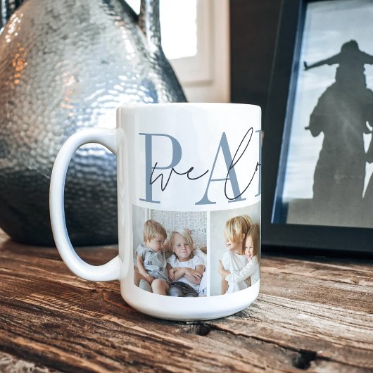 Papaw We Liebe You 4 Foto Collage Kaffeetasse