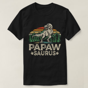 Papawsaurus Dinosaurier Grandpa Saurus Vatertag T-Shirt
