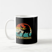 Papawsaurus Rex Papaw Dinosaur 2 Kinder Vatertag  Kaffeetasse (Links)