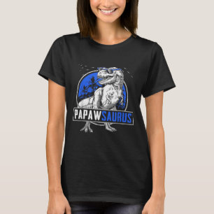 Papawsaurus T-Rex Papaw Saurus Dinosaur Familie Ma T-Shirt