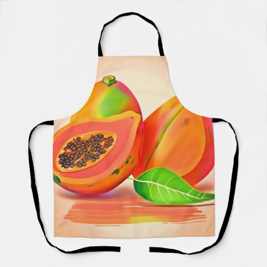 Papaya-Freshness in Scheiben Schürze (Vorderseite)