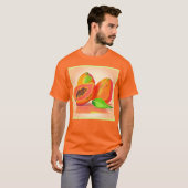 Papaya-Freshness in Scheiben T-Shirt (Vorne ganz)