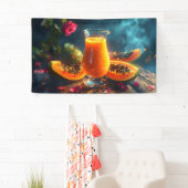 PAPAYA Frisch gepresster SAFT -  Banner (Insitu)