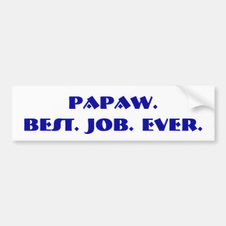"Papaya-Frucht. Am besten. Job. Überhaupt. Autoaufkleber