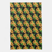 Papaya Fruchtwackelpapier Geschirrtuch (Vertikal)
