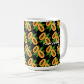 Papaya Fruchtwackelpapier Kaffeetasse (VorderseiteRechts)