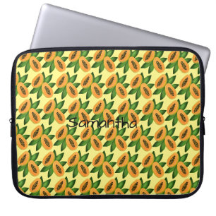 Papaya Fruchtwackelpapier Laptopschutzhülle