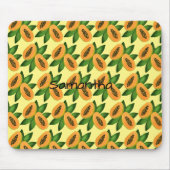 Papaya Fruchtwackelpapier Mousepad (Vorne)