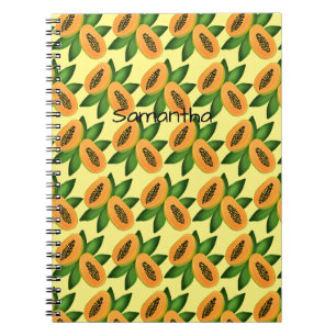 Papaya Fruchtwackelpapier Notizblock