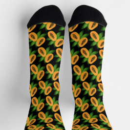 Papaya Fruchtwackelpapier Socken