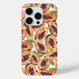 Papaya Fruit Watercolor Case-Mate iPhone Hülle