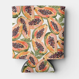 Papaya Fruit Watercolor Dosenkühler