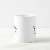 Papaya-Lieben ich Kaffeetasse (Mittel)