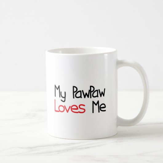 Papaya-Lieben ich Kaffeetasse (Rechts)