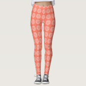 Papaya Mandala Leggings (Vorderseite)