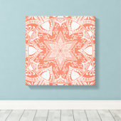 Papaya Mandala Leinwanddruck (Insitu (Holzboden))