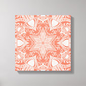 Papaya Mandala Leinwanddruck (Vorderseite)