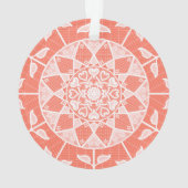 Papaya Mandala Ornament (Rückseite)
