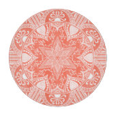 Papaya Mandala Schneidebrett (Vorderseite)