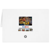 Papaya Melons Frucht Market Grußkarte (Rückseite Horizontal)