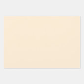 Papaya Nectar Glow Peach Shades 3 Tones Geschenkpapier Set (Vorderseite 2)