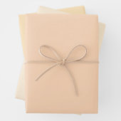 Papaya Nectar Glow Peach Shades 3 Tones Geschenkpapier Set (Beispiel)