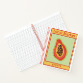 Papaya-Notizbuch Notizblock (Innenseite)