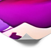 Papaya-Pop in Scheiben Poster (Ecke)