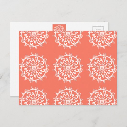 Papaya Postkarte (Vorne/Hinten)