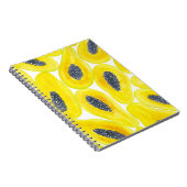 Papaya-Scheiben-Aquarell Notizblock (Rechte Seite)