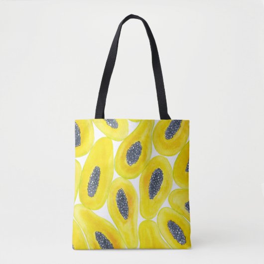Papaya-Scheiben-Aquarell Tasche (Vorderseite)