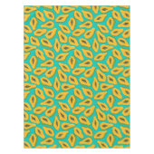 Papaya-Scheiben auf Türkis Tischdecke (Vorderseite)