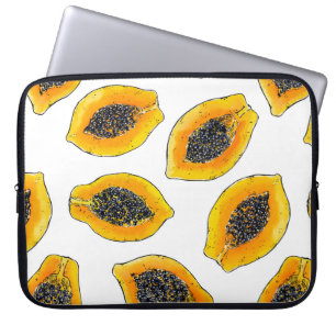 Papaya-Scheiben Laptopschutzhülle