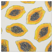 Papaya-Scheiben Stoff (Muster)