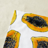Papaya-Scheiben Strandtuch (Beispiel)