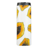 Papaya-Scheiben Thermosbecher (Rückseite)