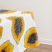Papaya-Scheiben Tischdecke (Beispiel)