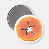 Papaya-Scheiße Magnet (Vorderseite/Rückseite)