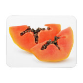 Papaya-Stücke Magnet (Horizontal)