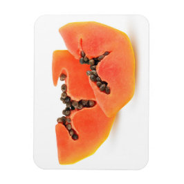 Papaya-Stücke Magnet