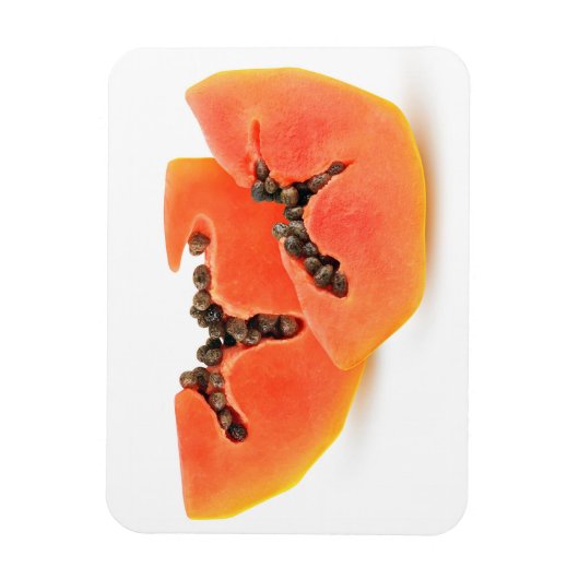 Papaya-Stücke Magnet (Vertikal)
