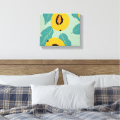 Papaya-Studie Leinwanddruck (Insitu (Schlafzimmer))