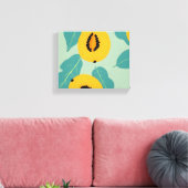 Papaya-Studie Leinwanddruck (Insitu (Wohnzimmer))
