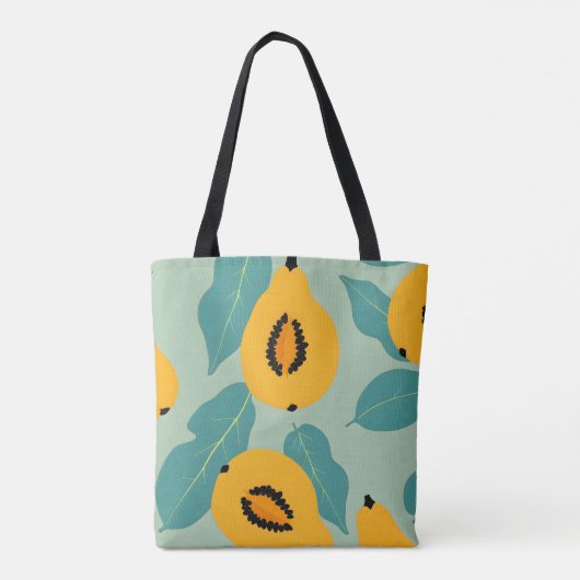 Papaya-Studie Tasche (Rückseite)