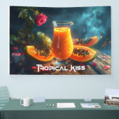 PAPAYA - TROPISCHER KUSS BANNER (Messe)
